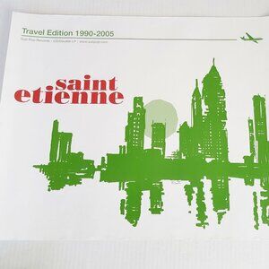 SAINT ETIENNE TRAVEL EDITION POSTER Sub Pop 2005 24" x 18" RARE Sarah Cracknell